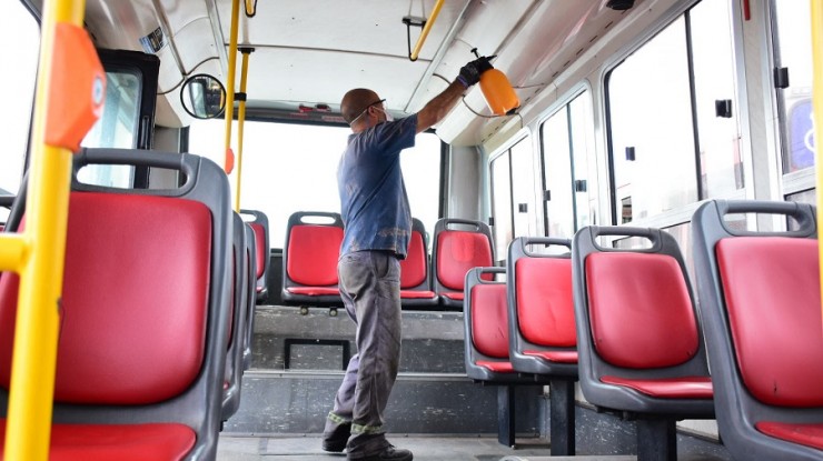 Desinfección en colectivos 